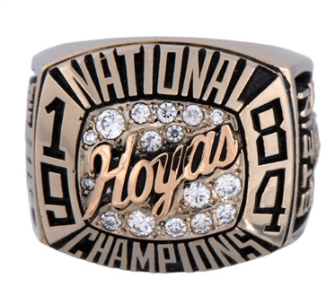 1984 Georgetown Hoyas NCAA "National Champions" Basketball Ring